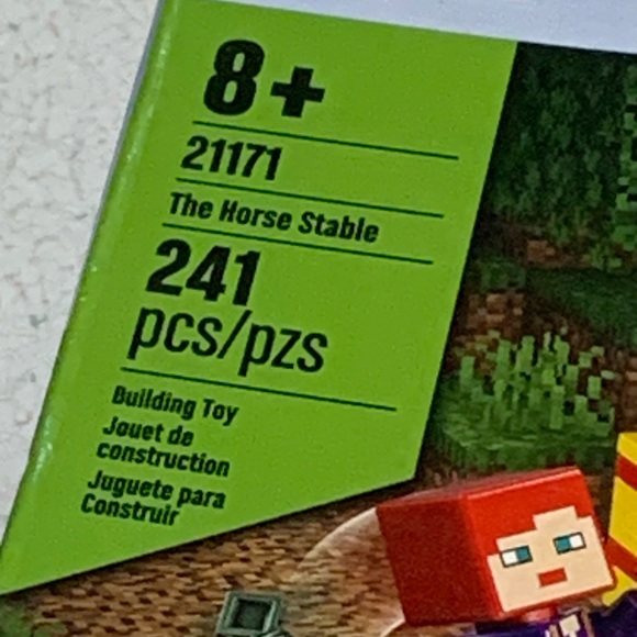 Lego Minecraft The Horse Stable Set 21171 Brand New Retired Limited Edition - Picture 6 of 16